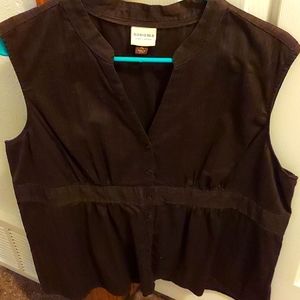 Sonoma shirt, size XL in dark brown.